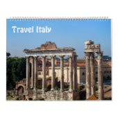 12か月の旅行イタリア写真カレンダー カレンダー (カバー)
