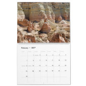 12か月の自然カレンダー カレンダー (2月 2027)