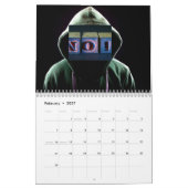 12か月の論争カレンダー カレンダー (2月 2027)