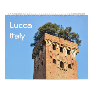12か月のLucca、イタリア写真カレンダー カレンダー