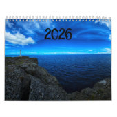 12か月カレンダー – 水のビュー カレンダー (カバー)