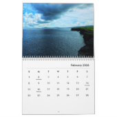 12か月カレンダー – 水のビュー カレンダー (2月 2026)