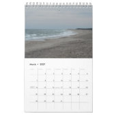 12か月ビーチ、砂、水、波 カレンダー (3月 2027)
