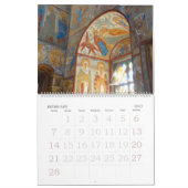 12か月フレスコロシアのーズ写真カレンダー カレンダー (2月 2027)