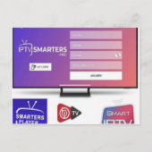 12か月間のIPTVサブスクリプション ポストカード (正面)