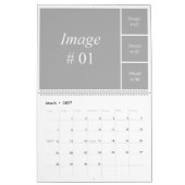 12か月instagramコレクションテンプレート カレンダー (3月 2027)