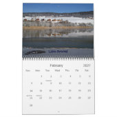 12のまわりにヶ月でスイス カレンダー (2月 2027)