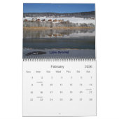 12のまわりにヶ月でスイス カレンダー (2月 2026)