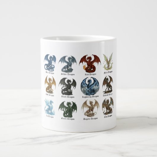 12のドラゴン ジャンボコーヒーマグカップ (正面)
