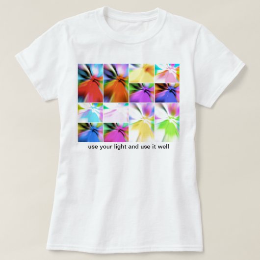 12の天使光線のTシャツ Tシャツ (デザイン正面)