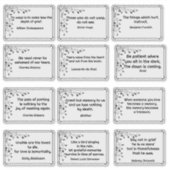 12の悲しみ引用文植物学コーナーフレームスケッチ シール (正面)