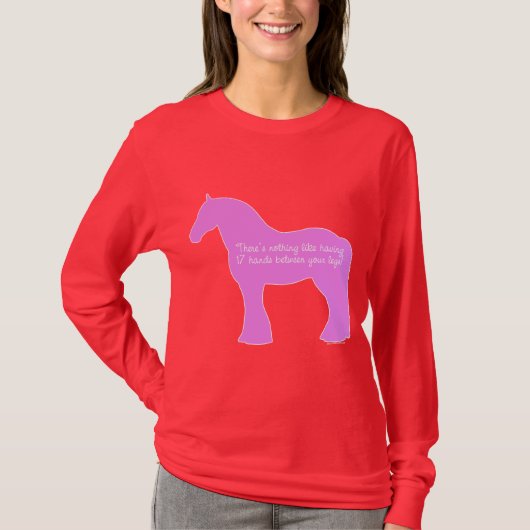 12の手のばん馬 Tシャツ (正面)