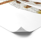 12の斑点のあるスキマーのトンボの合わせペア ポスター (角)