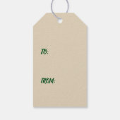 12の日のクリスマスプレゼントラベル ギフトタグ (裏面)