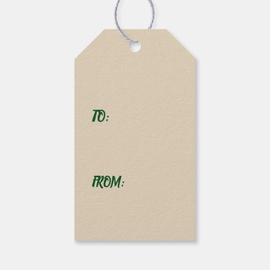 12の日のクリスマスプレゼントラベル ギフトタグ (裏面)