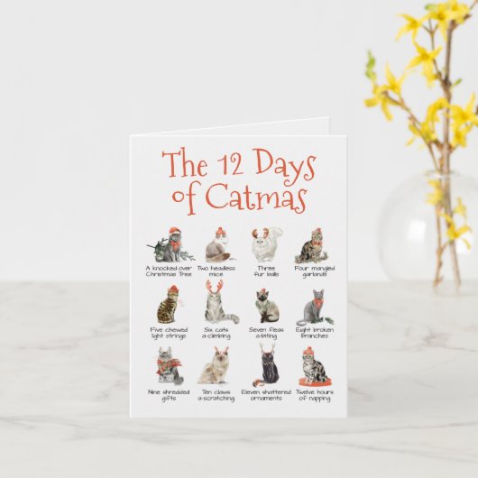 12の日折り畳みグリーティングカード カード (黄色い花)