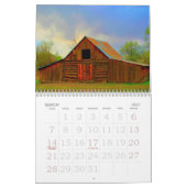 12の白い山 カレンダー (3月 2027)