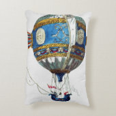 12の直径が付いている熱気球のために設計して下さい アクセントクッション (裏面(縦))