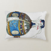 12の直径が付いている熱気球のために設計して下さい アクセントクッション (裏面)