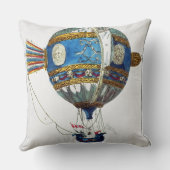 12の直径が付いている熱気球のために設計して下さい クッション (裏面)