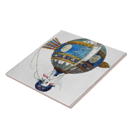 12の直径が付いている熱気球のために設計して下さい タイル (側面)