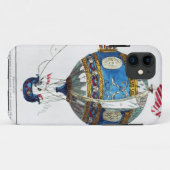 12の直径が付いている熱気球のために設計して下さい Case-Mate iPhoneケース (裏面(横))