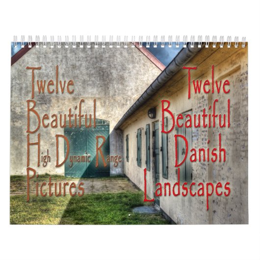 12の美しいデンマークの景色のカレンダー カレンダー (カバー)