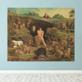 12の誘惑ダニエル・ライオンズ・デン(1877) キャンバスプリント (インサイチュ (ウッドフロア))