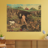 12の誘惑ダニエル・ライオンズ・デン(1877) キャンバスプリント (インサイチュ (リビング))