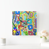 12の20の壁時計 スクエア壁時計 (ホーム)