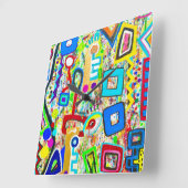 12の20の壁時計 スクエア壁時計 (傾斜)