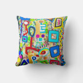 12の20 16 x 16ポリ装飾用クッション クッション (裏面)