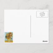 12ひまわりバイヴァンゴッホ ポストカード (裏面)