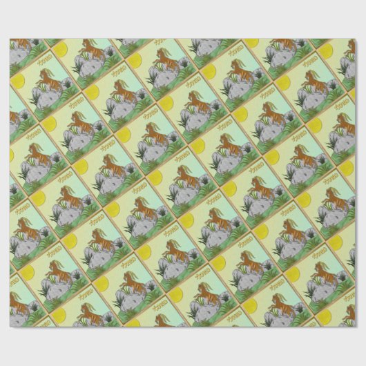 12イスラエルの部族ナフタリのアートラッピング紙 ラッピングペーパー (フラット)