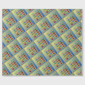 12イスラエルの部族レビ美術プリント包装紙 ラッピングペーパー (フラット)