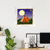 12イスラエル部族ガッドアートプリントポスター ポスター (ホームオフィス)