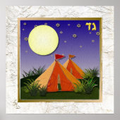 12イスラエル部族ガッドアートプリントポスター ポスター (正面)