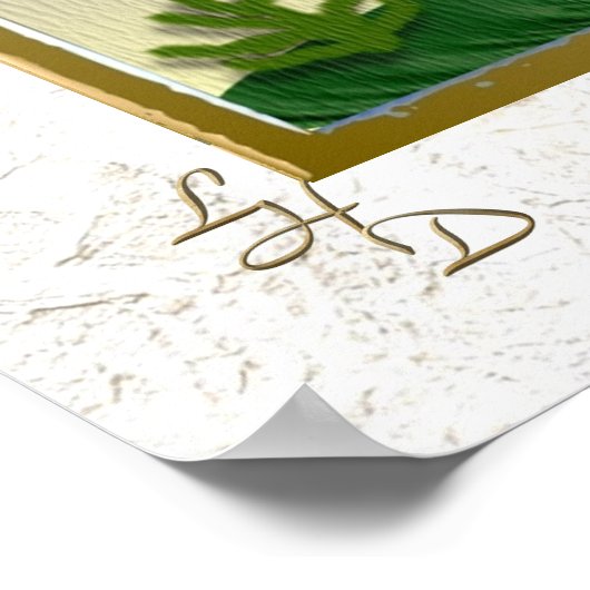 12イスラエル部族ベンジャミンアートプリントポスター ポスター (角)