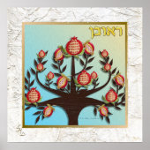 12イスラエル部族ルーベン美術プリントポスター ポスター (正面)