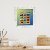 12イスラエル部族レヴィ・アート・プリント・ポスター ポスター (キッチン)