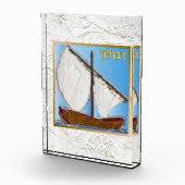 12イスラエル・ゼブルン・アート・アクリル・ブロックの部族 フォトブロック (右)