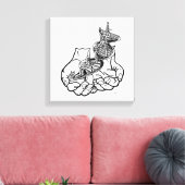 12インチx 12インチ、1.5インチ独身の、 キャンバスプリント (インサイチュ (リビング))