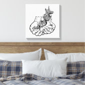 12インチx 12インチ、1.5インチ独身の、 キャンバスプリント (インサイチュ (寝室))