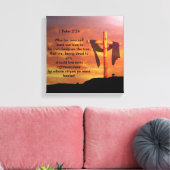 12インチx 12インチ、.75インチ独身の、 キャンバスプリント (インサイチュ (リビング))