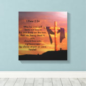 12インチx 12インチ、.75インチ独身の、 キャンバスプリント (インサイチュ (ウッドフロア))