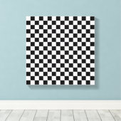 12インチx 12インチ、.75インチ、チェッカーボード16x16キャンバス キャンバスプリント (インサイチュ (ウッドフロア))