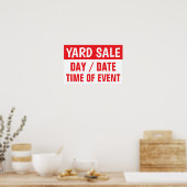 12インチX 18インチヤードセール情報紙ポスター ポスター (キッチン)