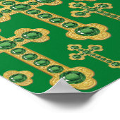 12エメラルドフェイクと出芽 –  ポスター (角)