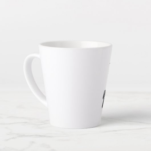 12オズラテホワイトマグ カフェラテマグ (左アングル)