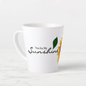 12オズ。ラテマグ – あなたは私の太陽の光 カフェラテマグ (左アングル)